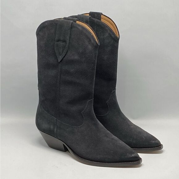 Isabel Marant Duerto Suede Western Cowboy Boots size 37 - Picture 6 of 12
